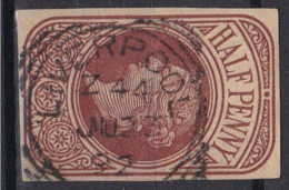 Queen Victoria HALF PENNY CACHET LIVERPOOL 1892 - Used Stamps