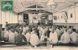 MILITARIA - Régiment D'infanterie - Cercle Des Soldats - Le Théâtre - Carte Postale Ancienne - Régiments