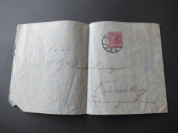 Österreich 1906 Ganzsache / Umschlag / Private Ausgabe ?! Abs. Ig. Tenger Wien 3/2 Nach Nürnberg Mit Ank. Stempel - Briefe