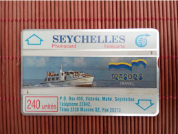 Landis & Gye 011 E Seychelles Boat Used Rare - Falklandeilanden