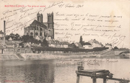 FRANCE - Mantes La Jolie - Vue Prise En Amont - Carte Postale Ancienne - Mantes La Jolie