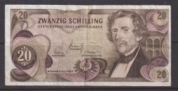 AUSTRIA - 1967 20 Schilling Circulated Banknote - Oesterreich