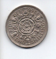 GRAN BRETAGNA 2 SHILLING 1966 - J. 1 Florin / 2 Shillings