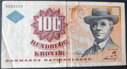 BILLETE DE DINAMARCA DE 100 KRONER DEL AÑO 2000  (BANK NOTE) - Danimarca