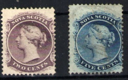 Nueva Escocia Nº 6 Y 7. Año 1860 - Usati