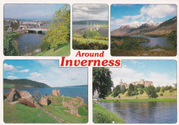 Around Inverness - Multiview  - Unused Postcard - UK47 - Inverness-shire