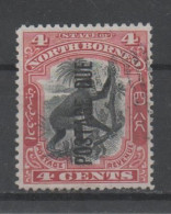 North Borneo, Used, 1900, Michel  Postage Due 18 - Borneo Del Nord (...-1963)