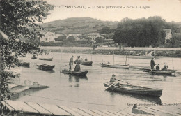 FRANCE - Triel - La Seine Pittoresque - Pêche à La Ligne - Carte Postale Ancienne - Triel Sur Seine