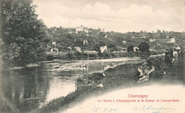 FRANCE - Champigny - La Marne à Champignolle Et Le Coteau De Chennevières - Carte Postale Ancienne - Champigny Sur Marne