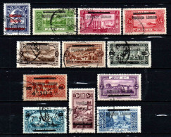 Grand Liban - 1927 - Tb Antérieurs Surch   - N° 84 à 97 Sauf 95/96  - Oblit - Used - Gebraucht