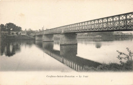 FRANCE - Conflans Sainte Honorine - La Pont - Carte Postale Ancienne - Conflans Saint Honorine