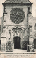 FRANCE - Melun - Eglise Notre-Dame - Le Portail - Carte Postale Ancienne - Melun
