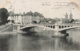 FRANCE - Melun - Le Pont Aux Moulins - Carte Postale Ancienne - Melun