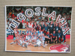 BASKETBALL YUGOSLAVIA CHAMPION OF THE EUROPA 1997 BARCELONA - Basket-ball