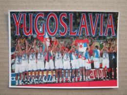 BASKETBALL YUGOSLAVIA CHAMPION OF THE EUROPA 1997 BARCELONA - Baloncesto