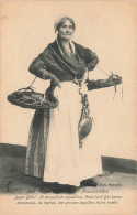 FOLKLORE - Costumes - Type Marseillais - Poissonnière - Carte Postale Ancienne - Costumes
