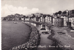 Cartolina Pozzuoli ( Napoli ) Riviera Di Via Napoli - Pozzuoli