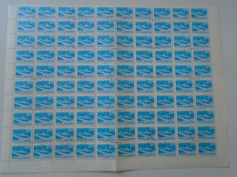 ZA484.3  ROMANIA   Sheet With   100 Stamps  2,20 Lei,  Ship Oltul,   Cancel Bucuresti  1974 - Andere & Zonder Classificatie