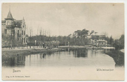 02- Prentbriefkaart Baarn 1909 - Wilhelminavijver - Baarn