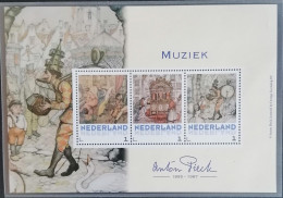 Nederland/Netherlands - Velletje Anton Pieck - Muziek (postfris) - Ongebruikt