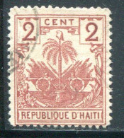 HAITI- Y&T N°34- Oblitéré - Haïti