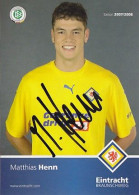 AK 192623  FOOTBALL / SOCCER / FUSSBALL - Eintracht Braunschweig 2007 / 2008 - Matthias Henn - Calcio