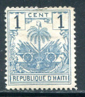 HAITI- Y&T N°33- Neuf Avec Charnière * - Haïti