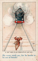 Mich - SID 7047 - Train - "Il Est Bien Plus Essoufflé Que Moi..." -  Vers 1925 - Mich