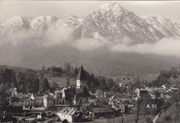 E1874) BAD AUSSEE - Alte S/W FOTO AK - Häuser Berge Kirche - A11 Gel. 02.09.1957 - Ausserland