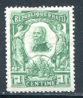 HAITI- Y&T N°84- Neuf Avec Charnière * - Haïti