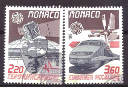Monaco 1859 & 1860 Used CEPT Europa (1988) - Used Stamps