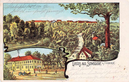 Gruss Aus Somsdorf B./Tharandt - Mehrbild Gel.1903 AKS - Freital