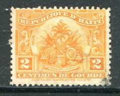 HAITI- Y&T N°126- Oblitéré - Haïti