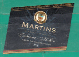 87 Argentina,Mandoza-Bodega Martins-Vino Tinto "Martins-Cabernet-Malbec" X 750 Ml. - Red Wines