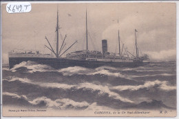 PAQUEBOTS- GARONNA- DE LA CIE SUD-ATLANTIQUE - Steamers