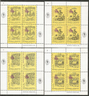 ARGENTINA ESPAMER'90 5OO ANIVERSARIO DEL DESCUBRIMIENTO DE AMERICA YVERT NUM. 1691/1694 ** SERIE COMPLETA EN HOJITAS - Ongebruikt