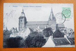 SOIGNIES  -  Eglise St Vincent Et Panorama -  1917 - Soignies