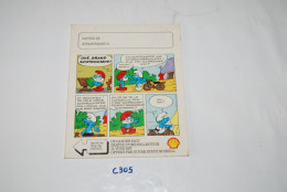 C305 Ancien Cahier D'école - SHELL - Schtroumpfs - Learning Cards