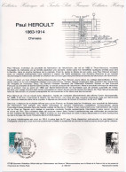 - Document Premier Jour Paul HEROULT (1863-1914) - THURY HARCOURT 22.2.1986 - - Chemie