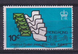 Hong Kong: 1974   U.P.U. Centenary  SG308b  10c   [No Wmk] Used - Oblitérés