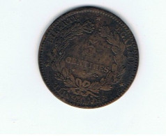 5 Ct Cérès 1872 K -bordeaux - 5 Centimes