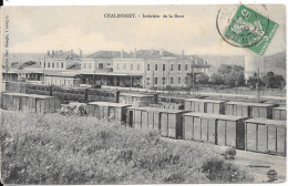 52 CHALINDREY - Intérieur De La Gare - Wagons, Trains - Chalindrey