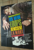 AFFICHE CINEMA ORIGINALE FILM LES VIEUX LOUPS BENISSENT LA MORT KALFON Victor GUYAU 1971 TBE J. BOURDUGE - Affiches & Posters