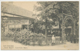 04- Prentbriefkaart Baarn 1910 - Laanstraat Café Nieuw Baarn - Baarn