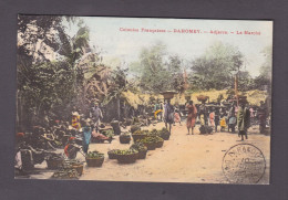 Colonies Francaises Dahomey Benin Adjarra Le Marche ( Colorisée    57898) - Benin