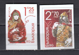 Bulgaria 2022 - EUROPA: Myths And Legends, Set From Booklet - Imperforated, MNH** - Neufs