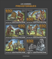 Central Africa  2023 Prehistoric People. (445a23) OFFICIAL ISSUE - Prehistory