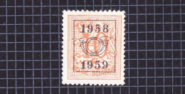 1958 Nr PRE677(*) Zonder Gom.Heraldieke Leeuw:10c.Opdruk 1958-1959. - Typos 1929-37 (Lion Héraldique)