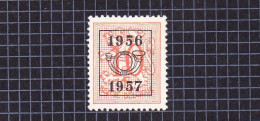 1956 Nr PRE660(*) Zonder Gom.Heraldieke Leeuw:10c.Opdruk 1956-1957. - Typos 1929-37 (Lion Héraldique)