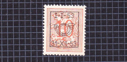 1951 Nr PRE631(*) Zonder Gom.Heraldieke Leeuw:10c.Opdruk I-I-53  / 31-XII-53. - Tipo 1929-37 (Leone Araldico)